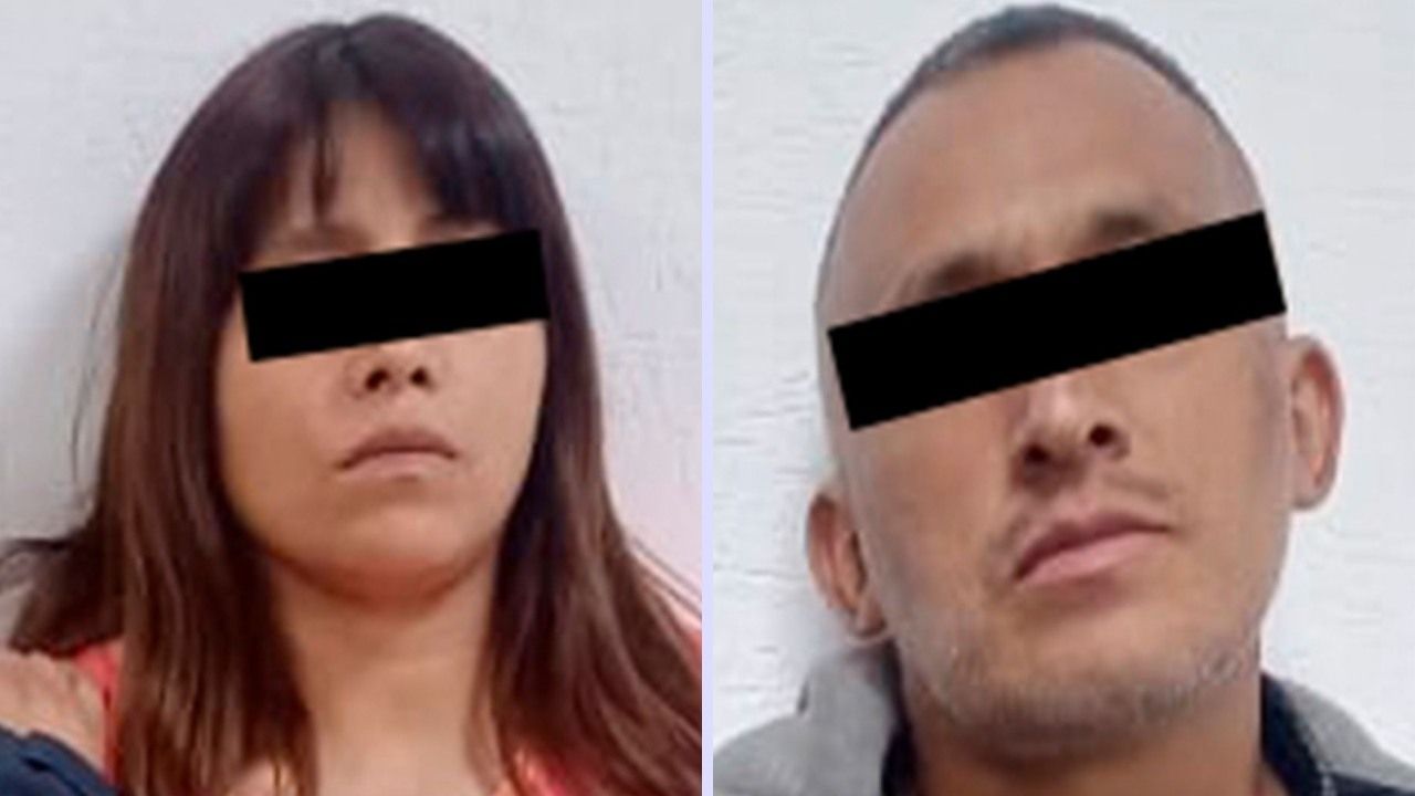 Detienen a pareja acusada de robo con violencia y secuestradores exprés en Edomex