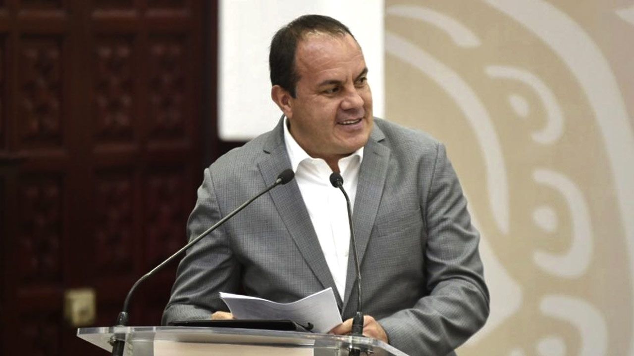 Cuauhtémoc Blanco en evento del IMSS-Bienestar el 21 de agosto de 2023.