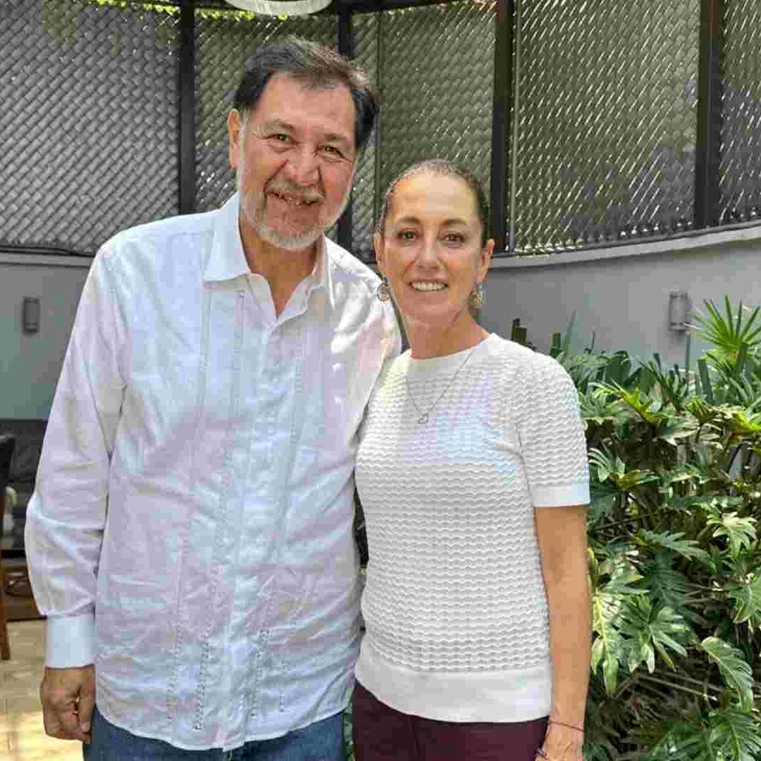 Claudia Sheinbaum y Gerardo Fernández Noroña