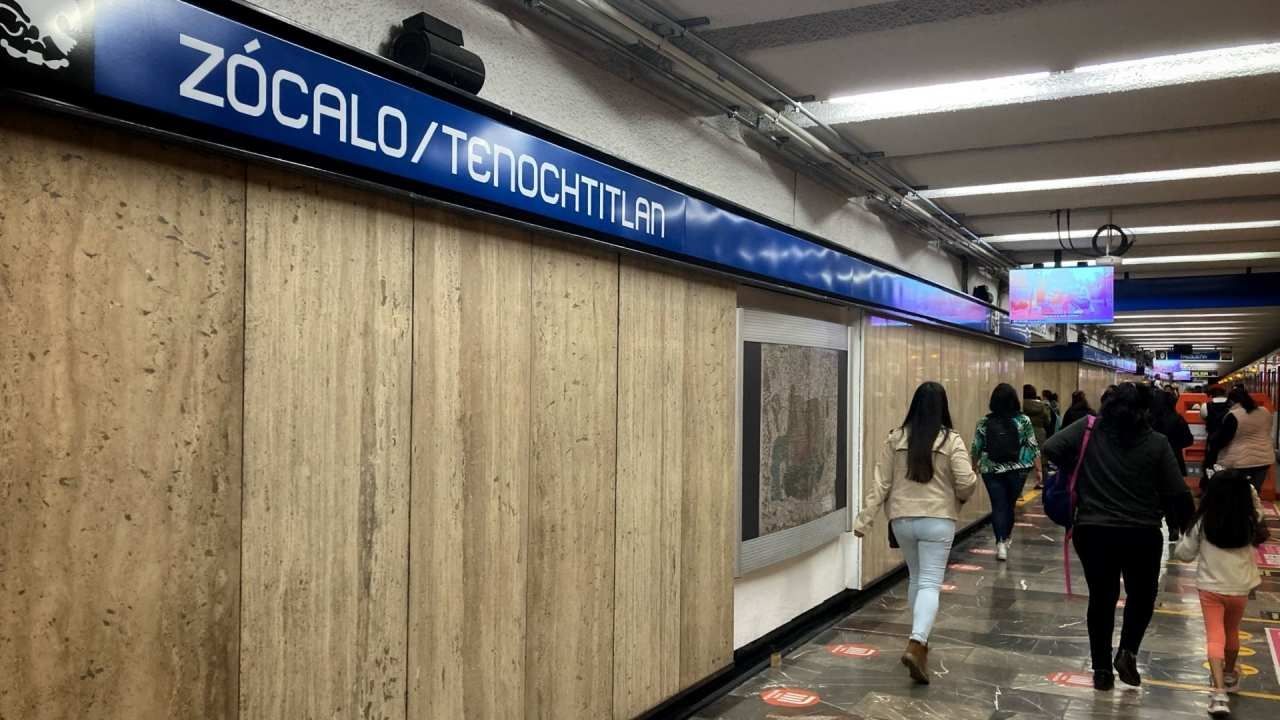 La estación del Metro Zócalo tendrá modificaciones en su servicio por las Fiestas Patrias 2023