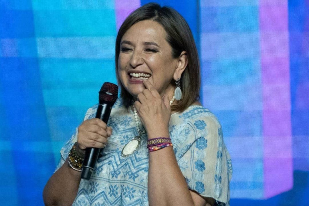 Xóchitl Gálvez en un evento del PAN el 8 de septiembre de 2023.