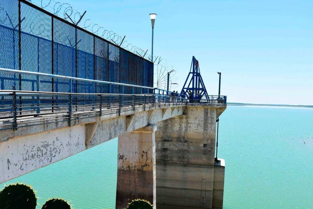 Planta de bombeo del Acueducto el Cuchillo II, en Nuevo León