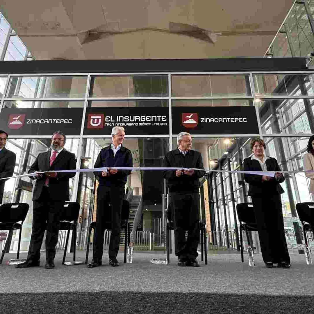 Inauguran primera etapa del tren Interurbano