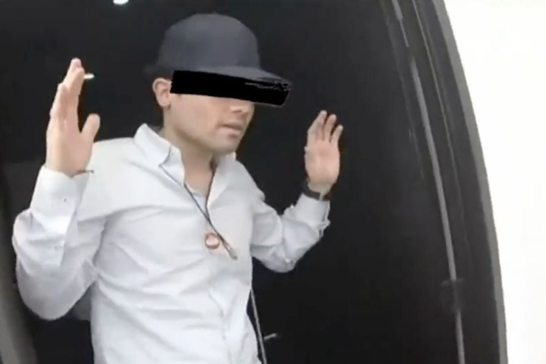 Ovidio Guzmán López cuando fue detenido en Culiacán, México, el 17 de octubre de 2019