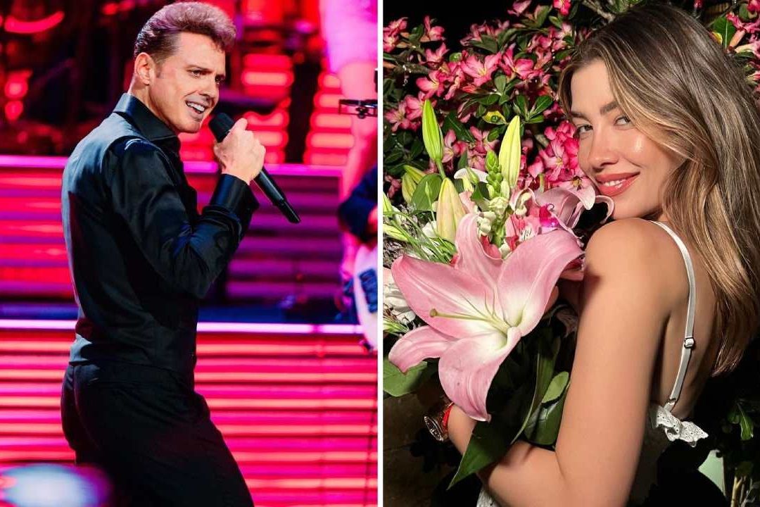 Luis Miguel y Michelle Salas en concierto del Sol en Las Vegas 2023