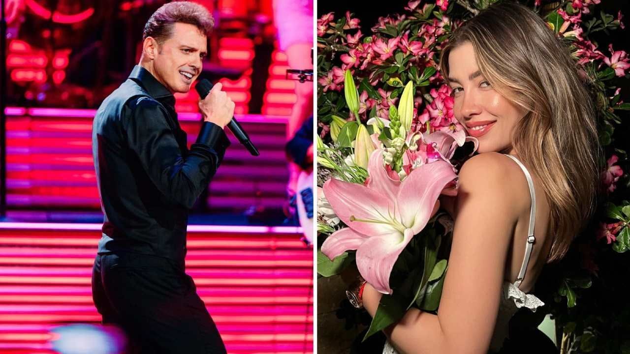 Luis Miguel y Michelle Salas en concierto del Sol en Las Vegas 2023