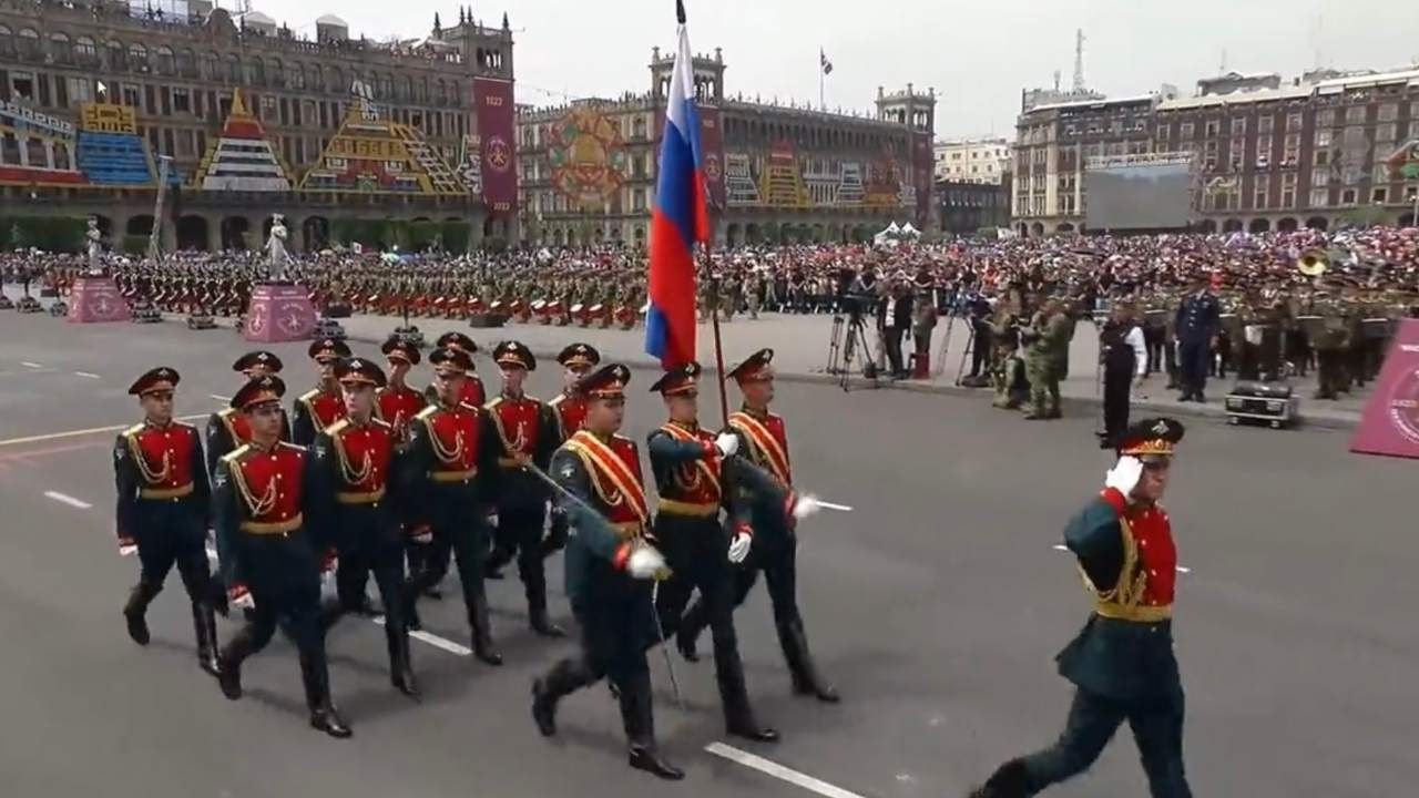 Según la Sedena, los contingentes internacionales, incluido el de Rusia, “enaltecieron” el evento