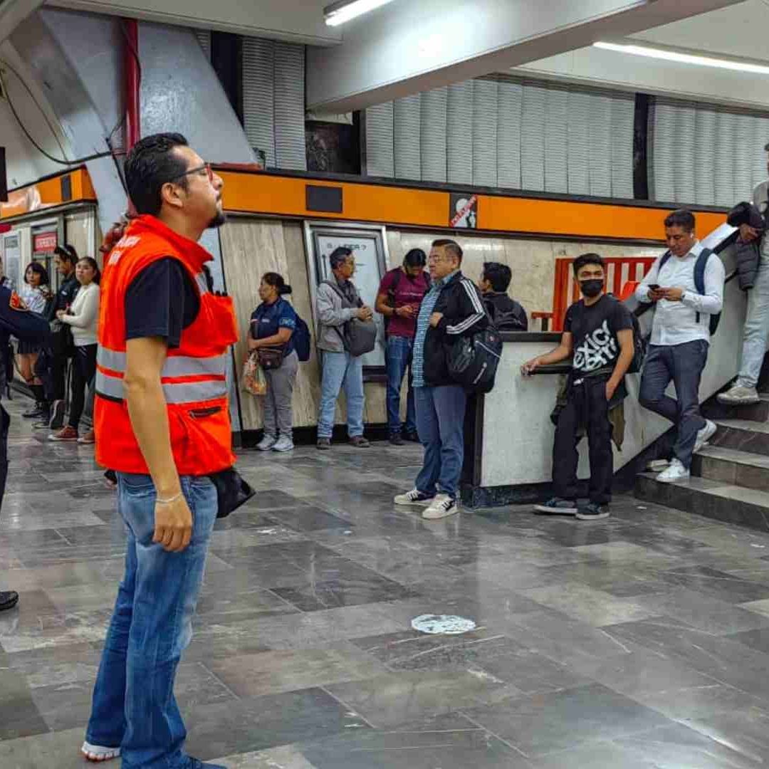 Simulacro de Sismo 2023 en el Metro de la CDMX