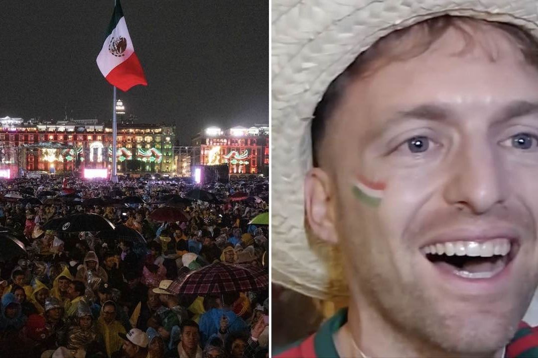 Extranjero llora de la emoción por vivir el Grito en el Zócalo