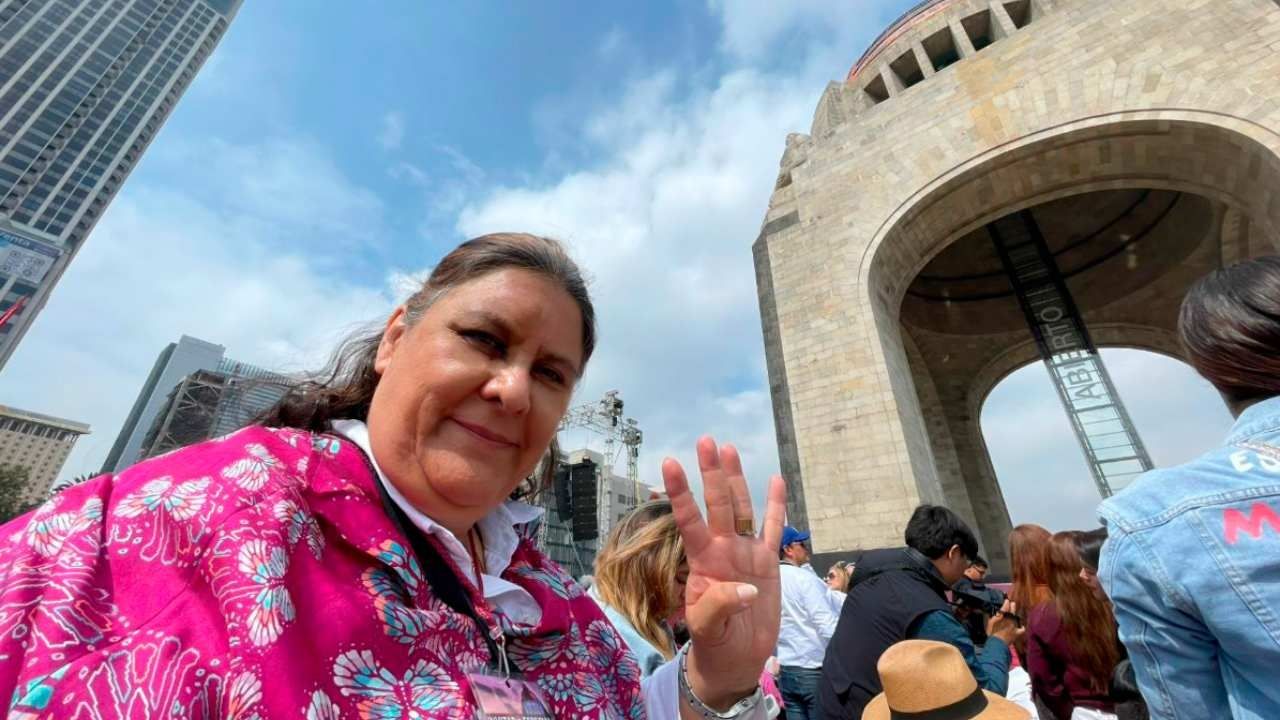 Rosario Orozco, viuda de Miguel Barbosa, exgobernador de Puebla