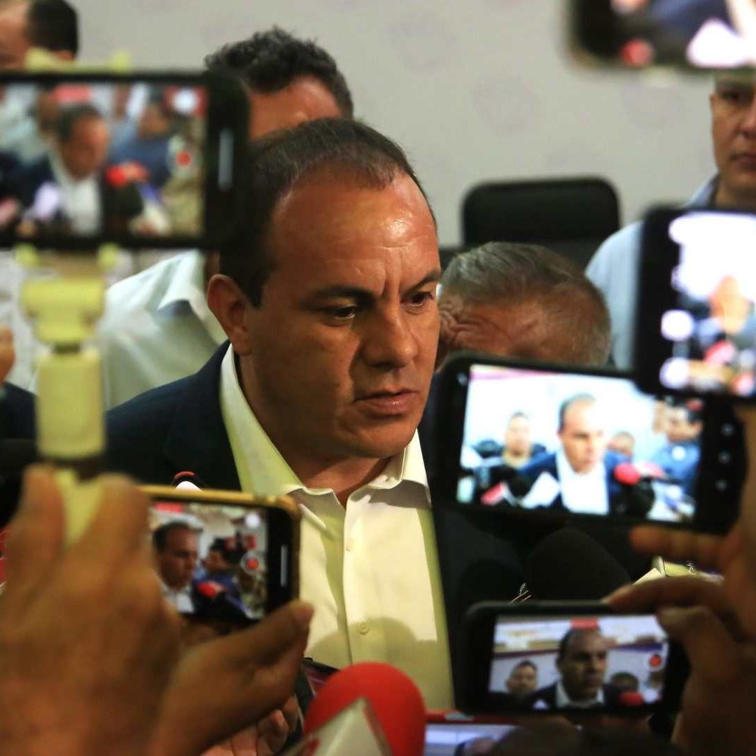 Cuauhtémoc Blanco en reunión con medios el 27 de junio de 2023.