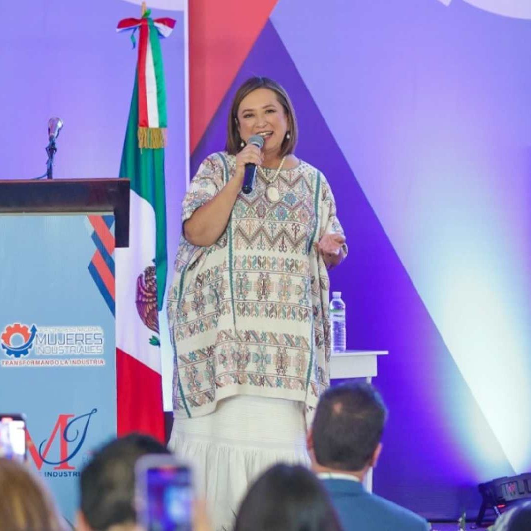 Xóchitl Gálvez en Congreso Nacional de Mujeres Industriales en Durango. Foto: Equipo Xóchitl Gálvez