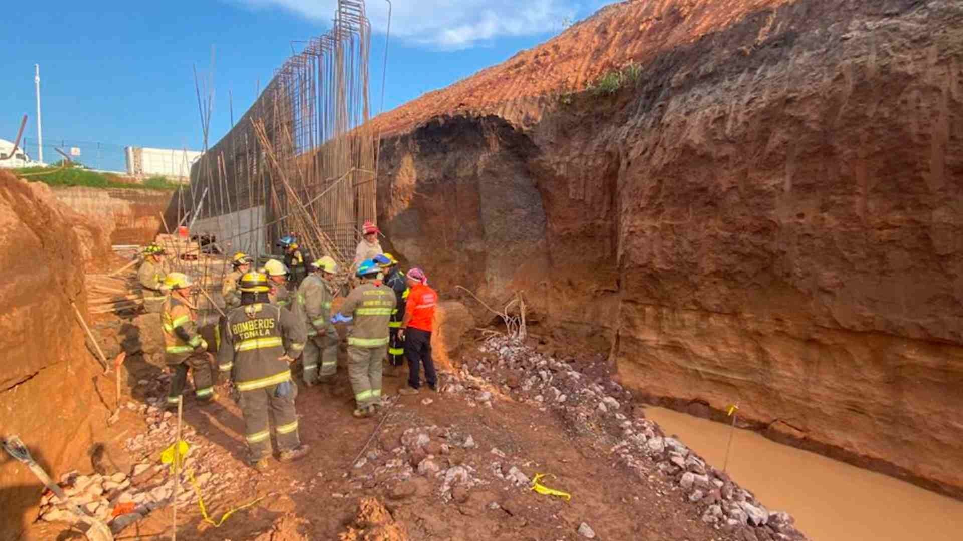 2 Lesionados y 1 Muero Tras Derrumbe de Obra en Tonalá