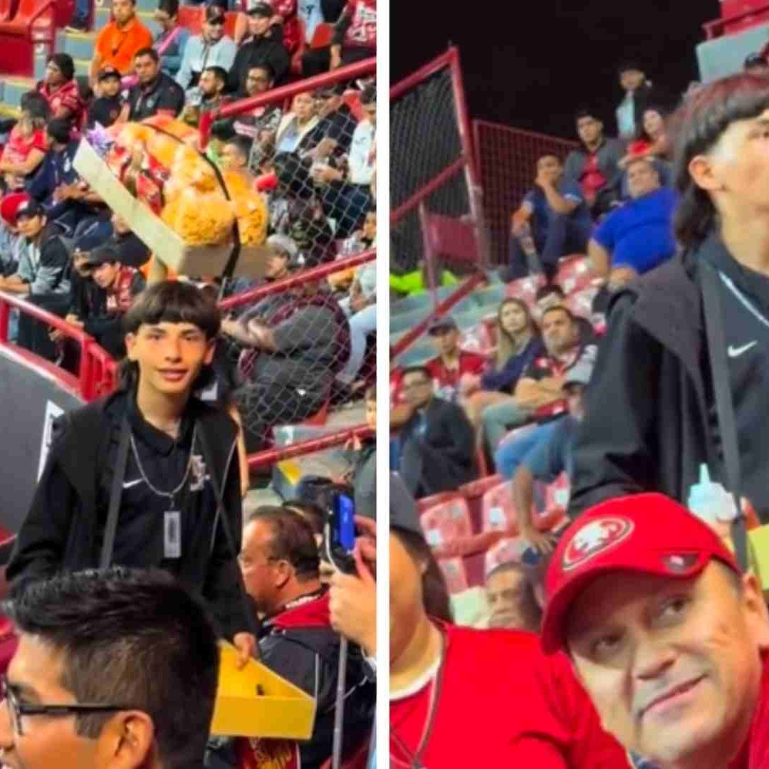 Gemelo de Peso Pluma es Captado en Estadio de Fútbol en Tijuana