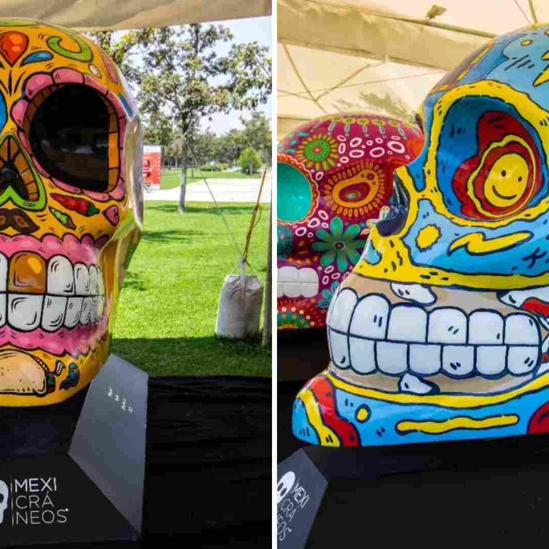 Mexicráneos en el Parque Bicentenario en CDMX 2023
