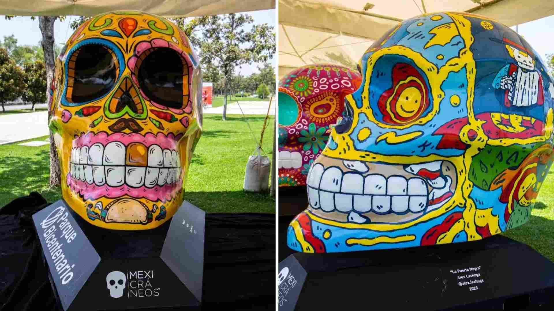 Mexicráneos en el Parque Bicentenario en CDMX 2023