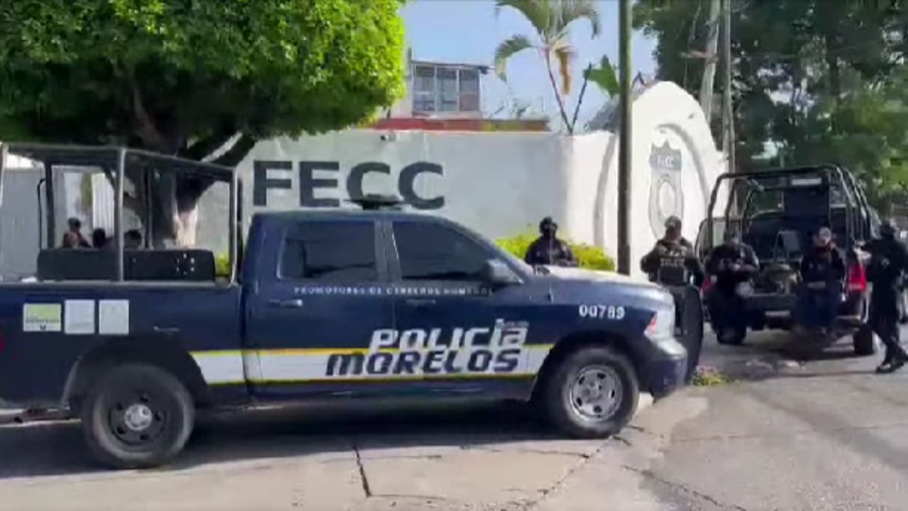Autoridades realizan operativo en la Fiscalía Anticorrupción de Morelos. Foto: N+