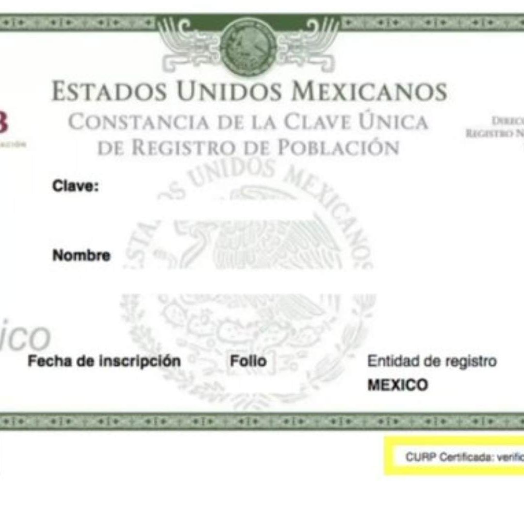 CURP Con Foto: Senado Aprueba en Comisión Reforma a Ley de Población