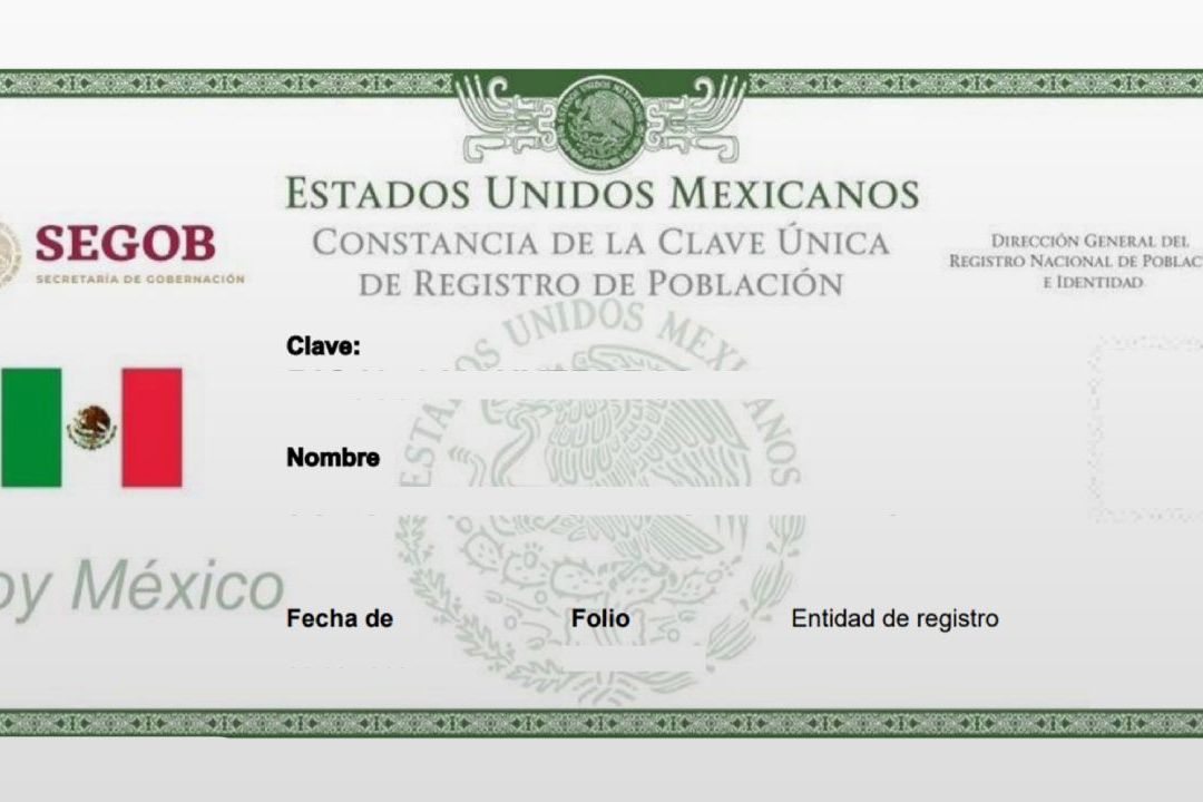 La CURP cambiaría para siempre por la nueva Ley General de Población