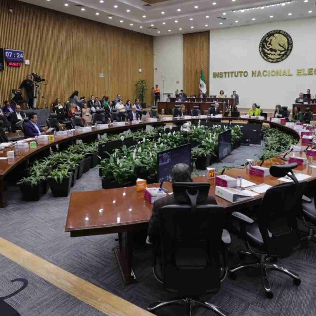Sesión del INE el 28 de septiembre de 2023.