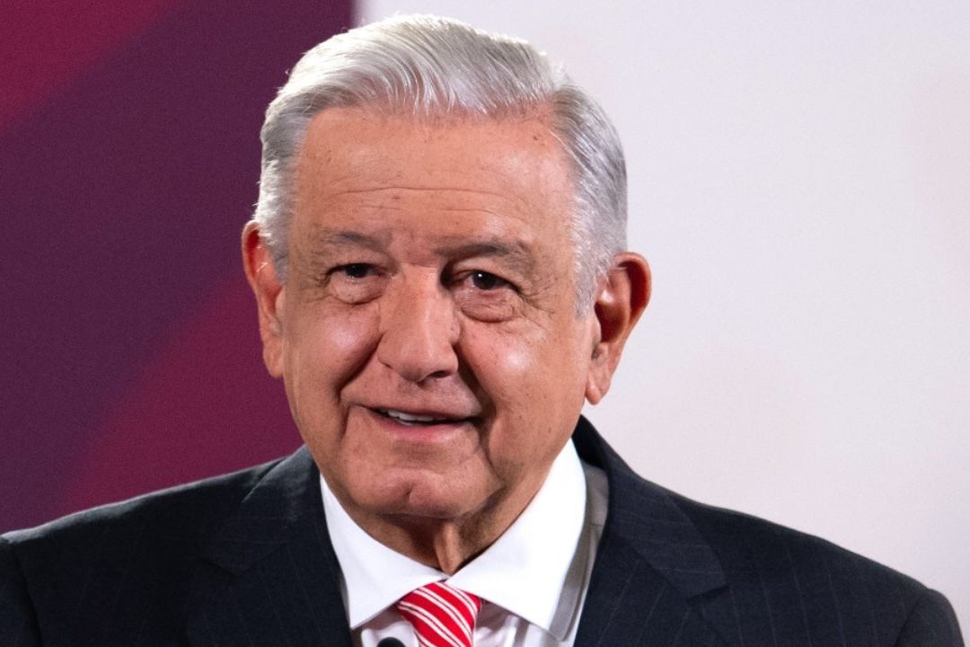 El presidente López Obrador en conferencia mañanera
