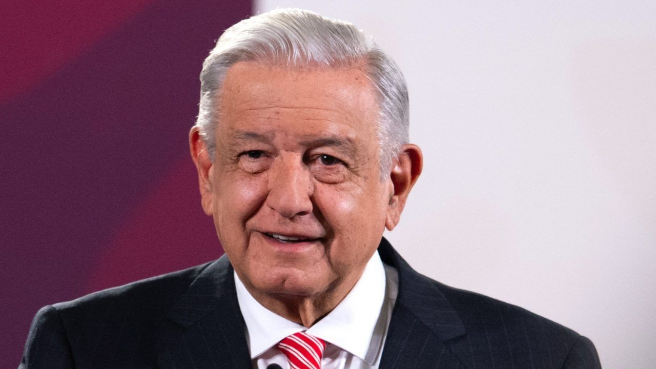 El presidente López Obrador en conferencia mañanera