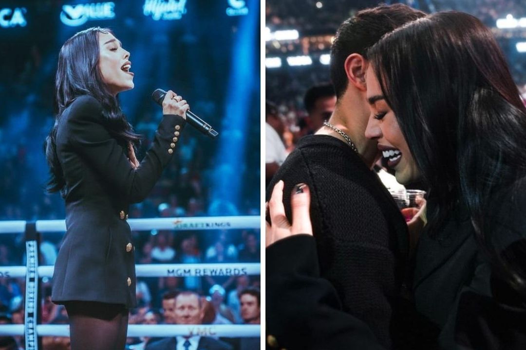 Danna Paola Asegura que Superó su Miedo de Cantar el Himno Nacional Mexicano