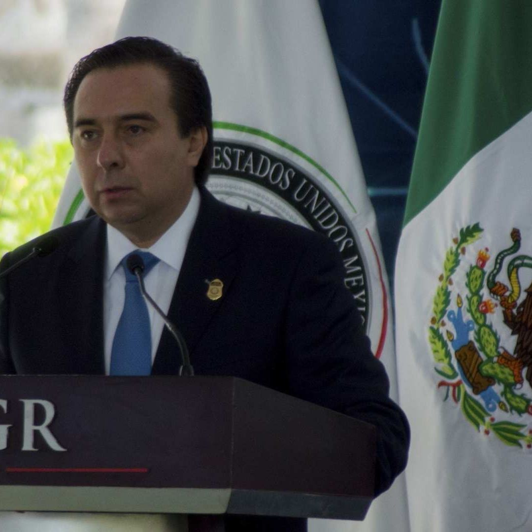 Tomás Zerón en conferencia en Querétaro en junio de 2016.