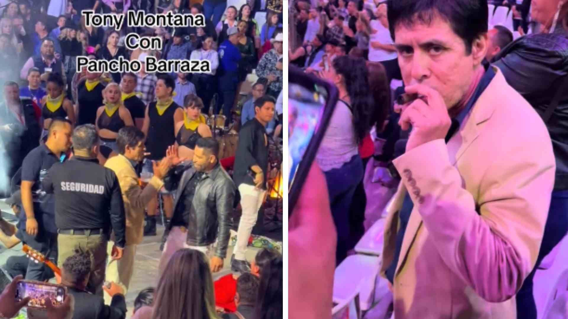 Captan en Video a Gemelo de Tony Montana como Fanático de Pancho Barraza en Tijuana