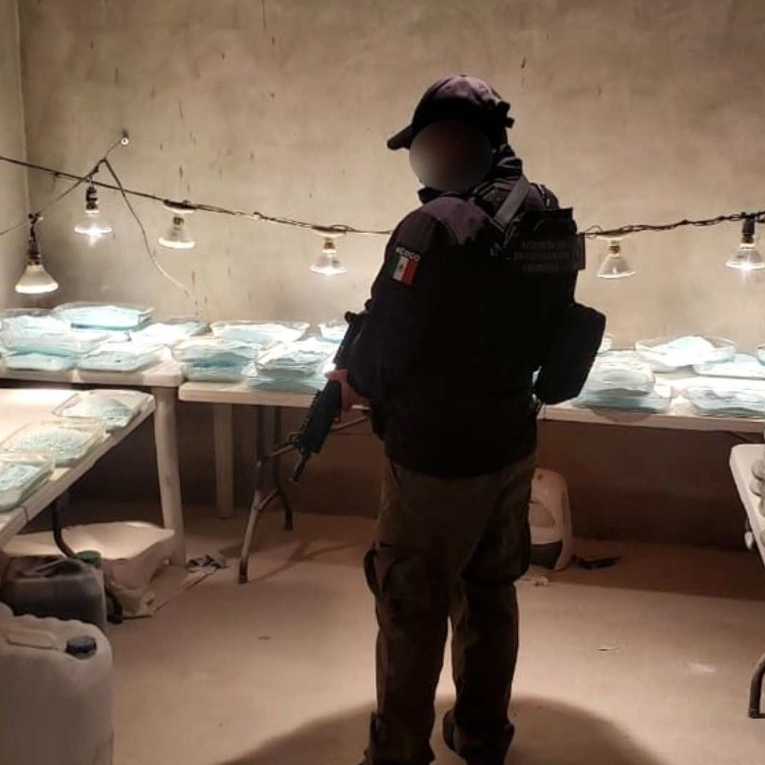 FGR asegura un alto cargamento de pastillas con probable fentanilo