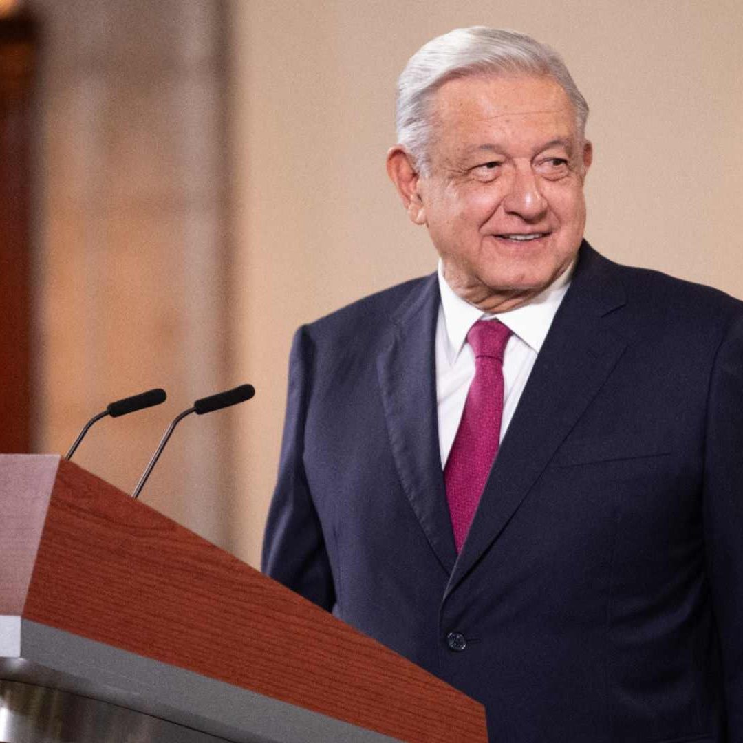 Andrés Manuel López Obrador en conferencia matutina del 3 de octubre de 2023.