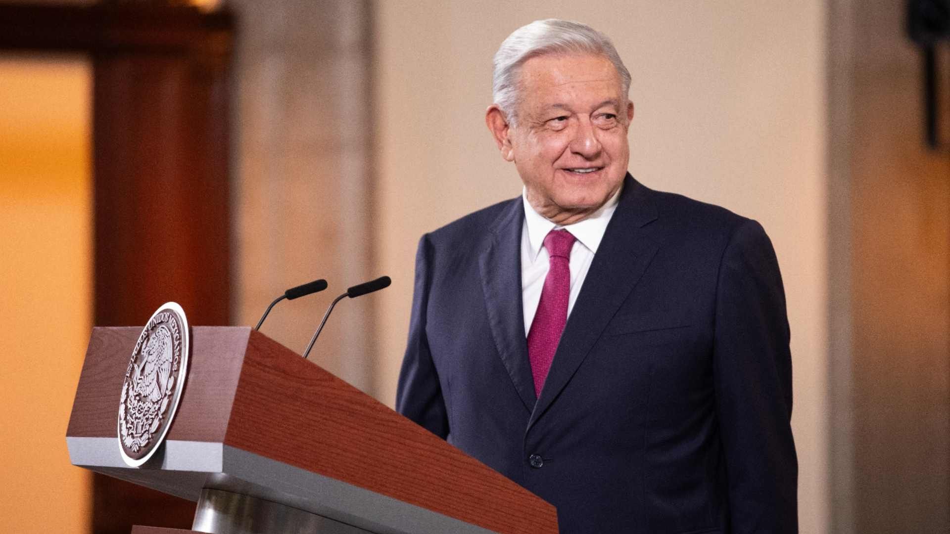 Andrés Manuel López Obrador en conferencia matutina del 3 de octubre de 2023.