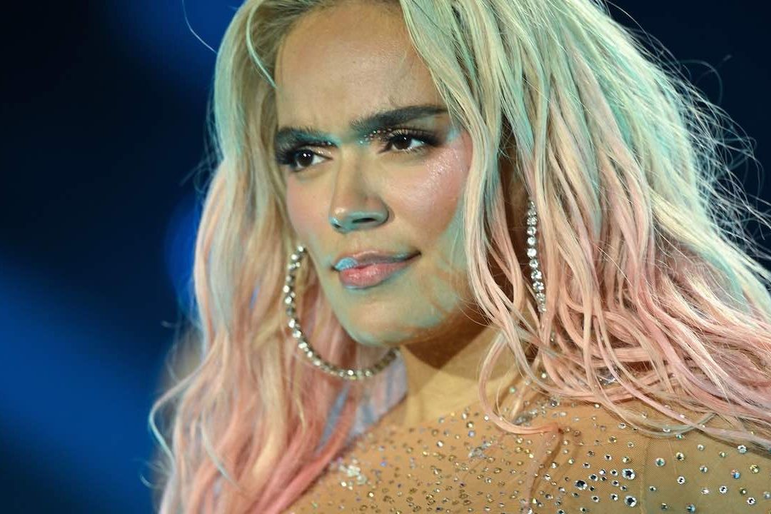 Karol G en un concierto en California en 2023