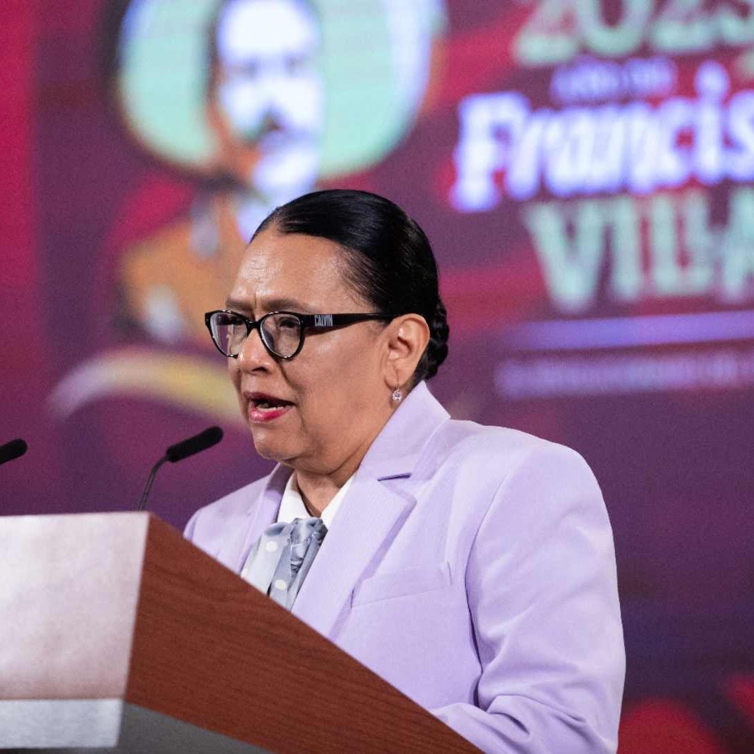 Rosa Icela Rodríguez detalla en Palacio Nacional