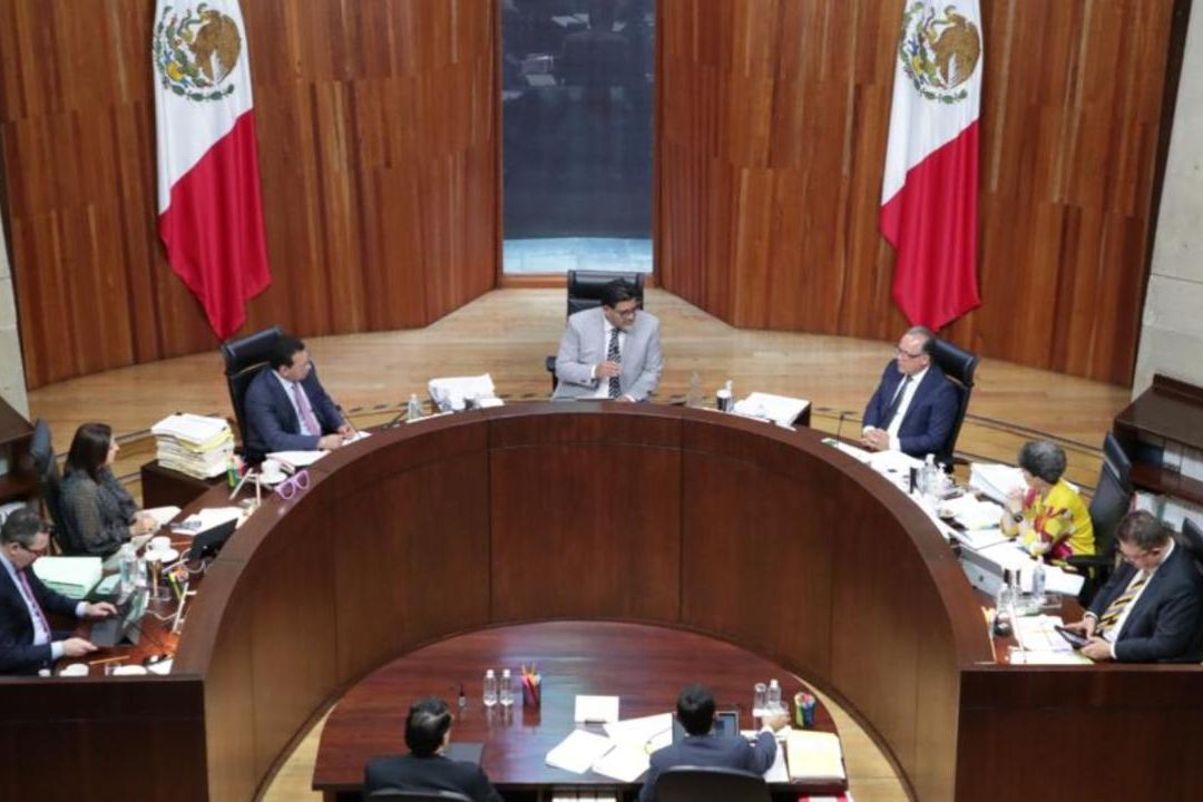 Sala Superior del TEPJF en una sesión. Foto: X @TEPJF_informa