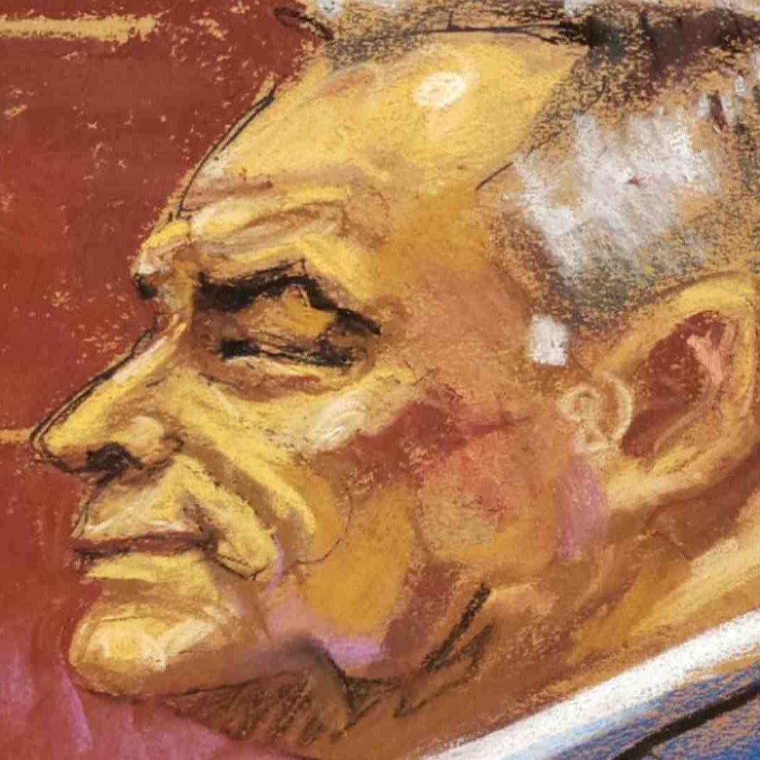 Genaro García Luna, durante su juicio acusado de aceptar millones de dólares para proteger al poderoso Cártel de Sinaloa