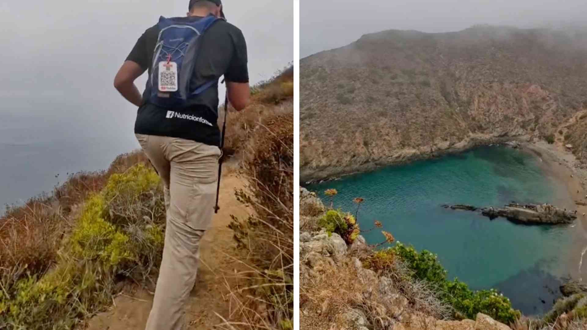 Pareja de Viajeros Hacen Viral Playa en Forma de Corazón en Ensenada Baja California