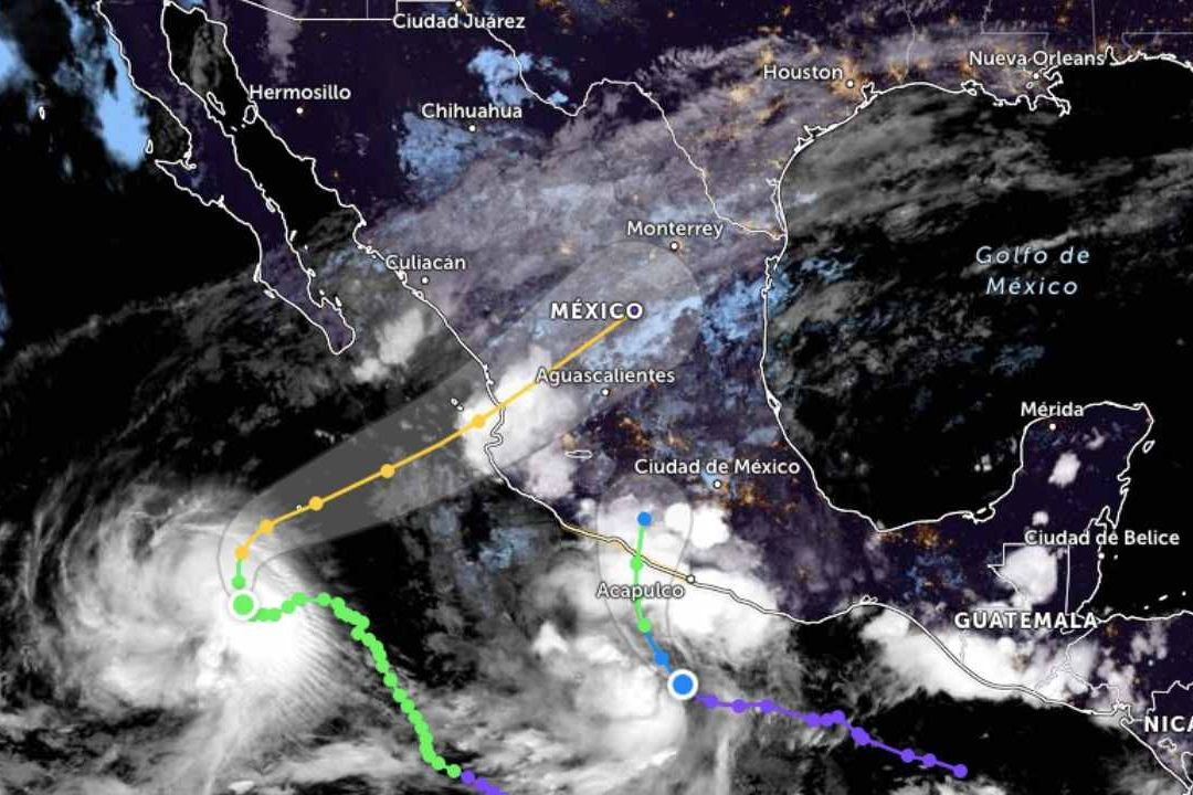 ¿Cuál será la trayectoria de Lidia, como huracán, en México?