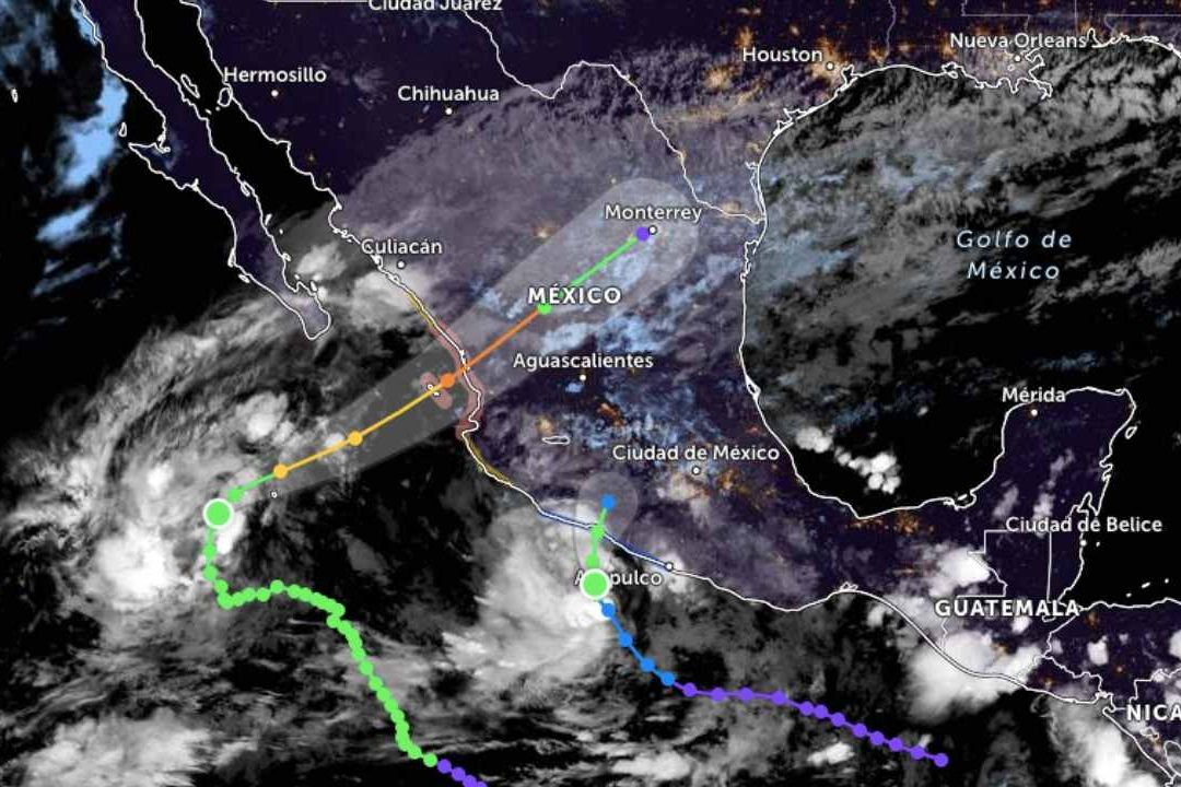 Alerta en México por impacto del huracán Lidia
