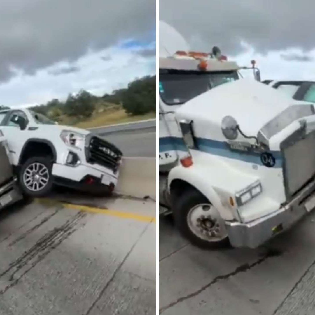 Trailero Evita Asalto en Carretera y Aplasta a Ladrones en Autopista Arco Norte