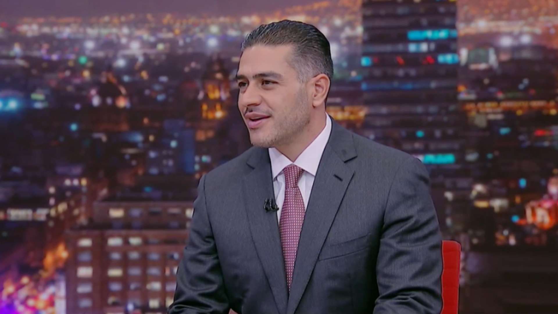 Omar García Harfuch en entrevista con N+