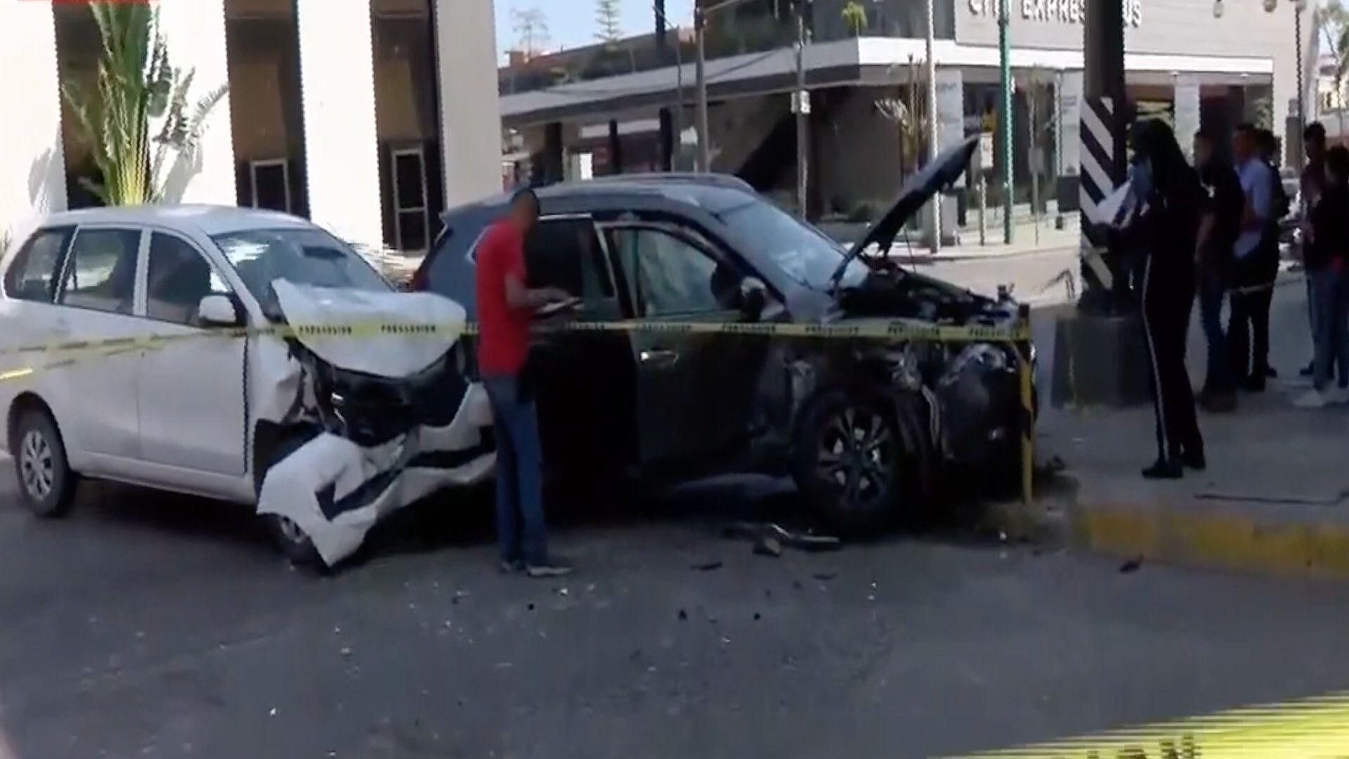 Seis Lesionados en Fuerte Choque en la Avenida Hidalgo