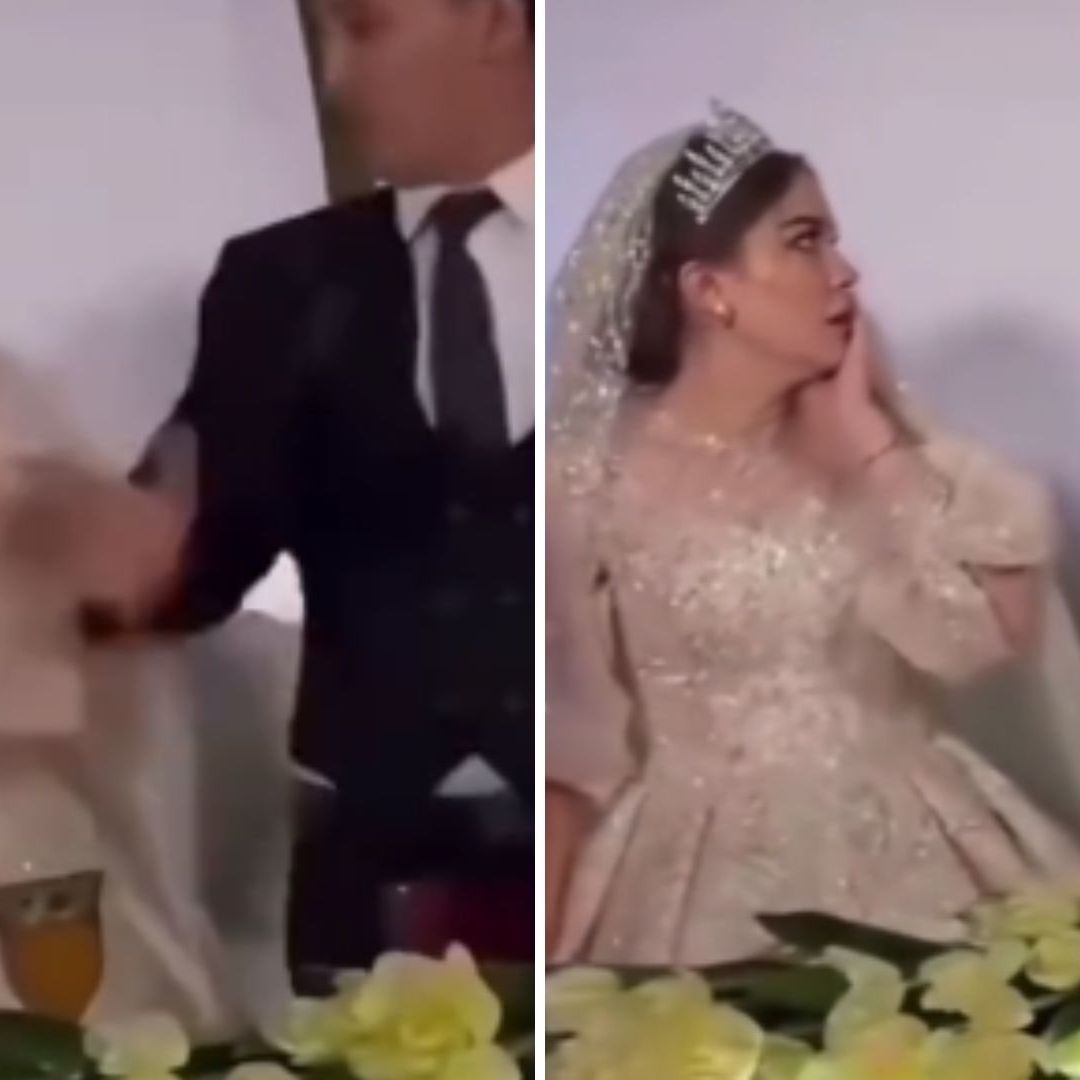 En Plena Boda, Novio Golpea a Novia: Video