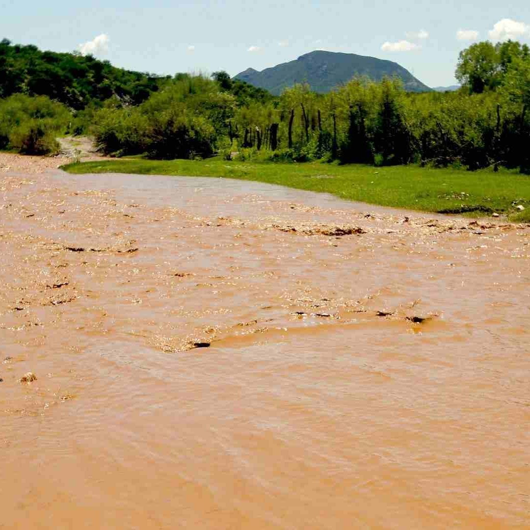 Vista del río Sonora a su paso por la comunidad de Aconchi Sonora, en 2014.