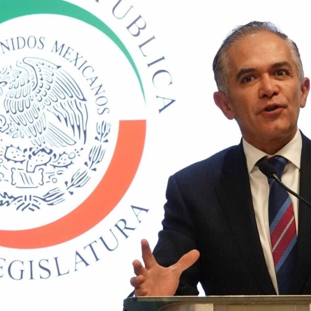 El senador Miguel Ángel Mancera,