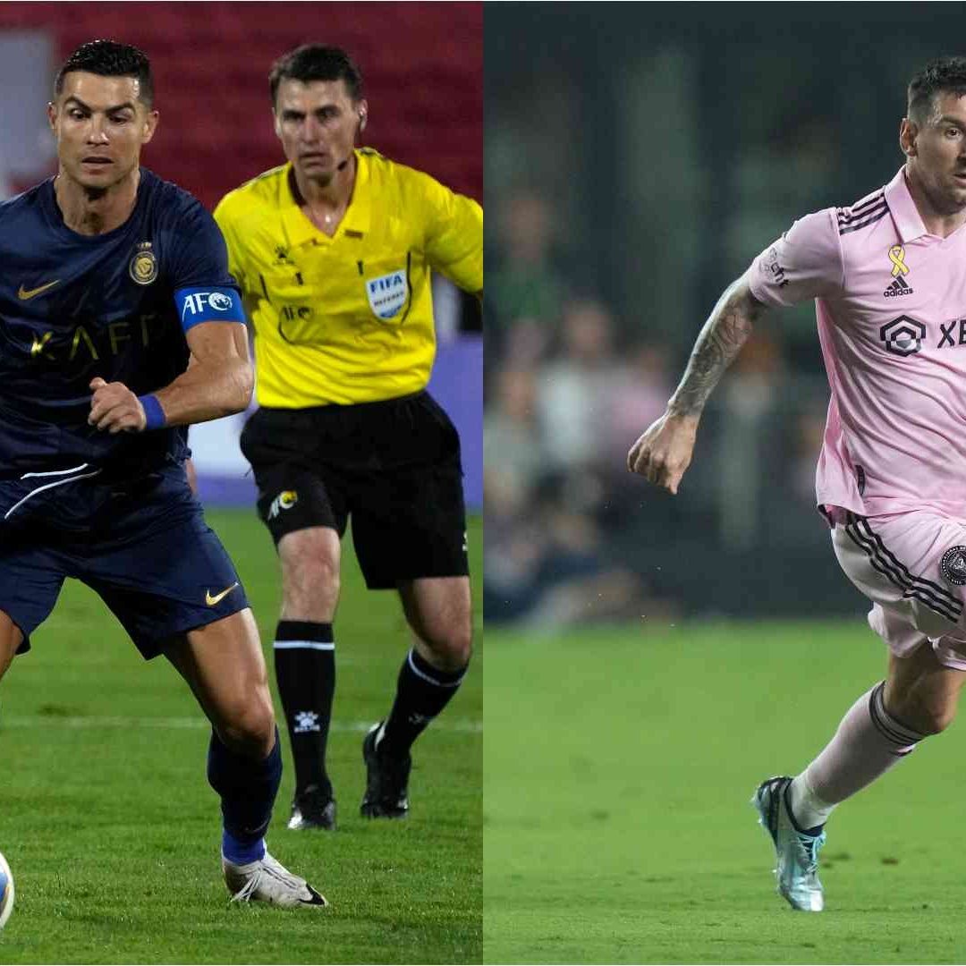 Cristiano Ronaldo y Messi siguen en el top mundial pese a ser ya unos veteranos. Foto: AP