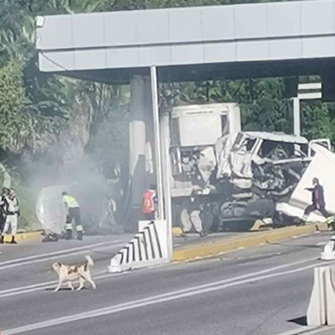 Accidente en la caseta de Palo Blanco
