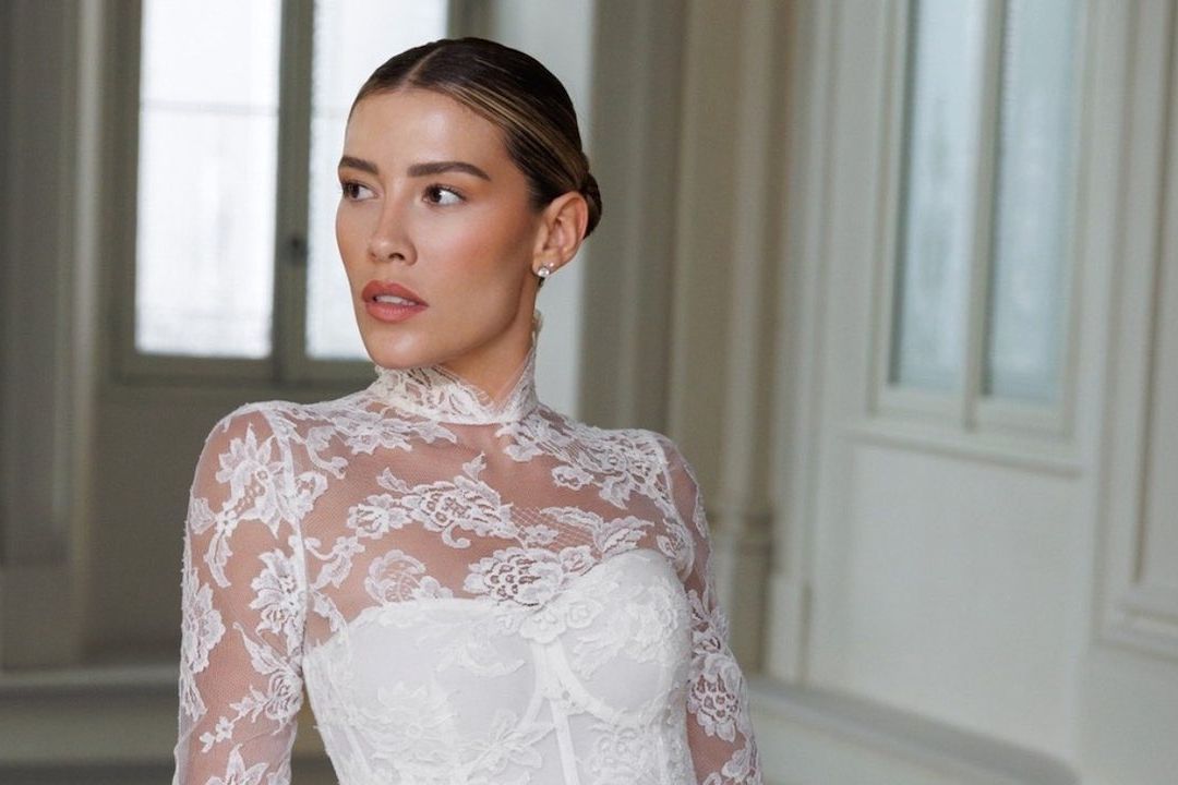 Michelle Salas en su boda