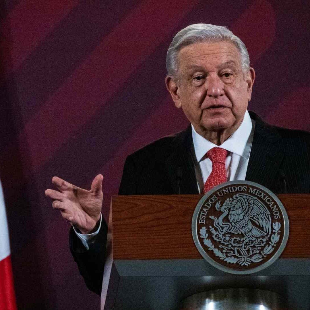 Andrés Manuel López Obrador durante conferencia mañanera
