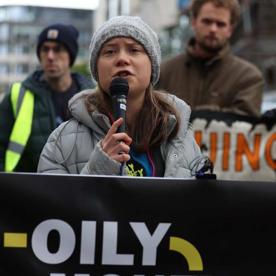 Greta Thunberg, detenida en Londres